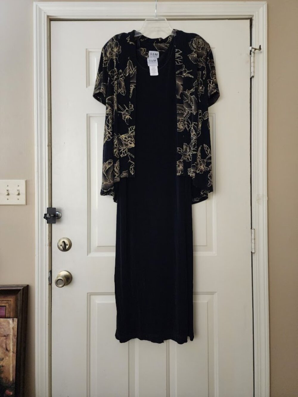 R & M Richards Two Piece Evening Dress Sz 10
